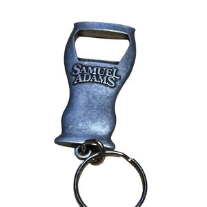Unisex Samuel Adams Silver Bar Accessory Bottle Opener Keychain One Size
